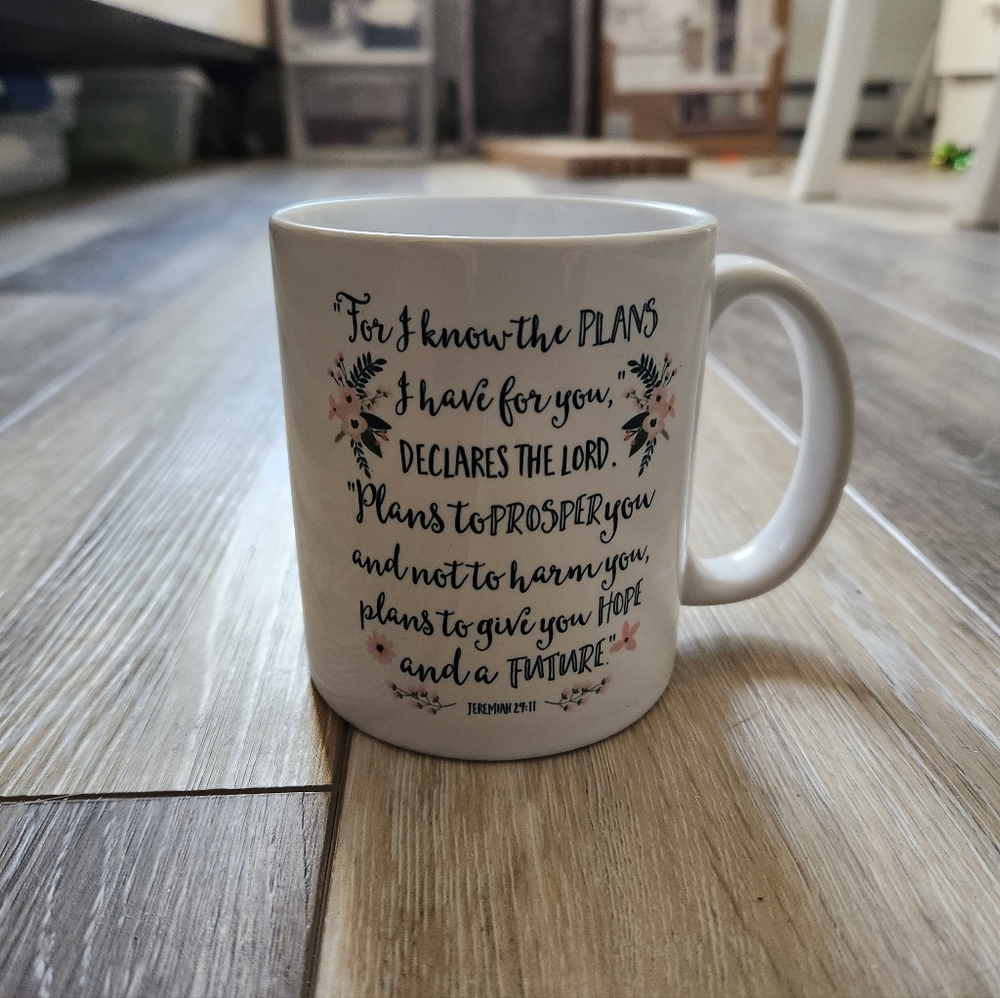 Jeremiah 29:11 Bible Verse Mug